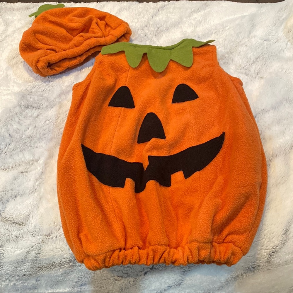 Pottery Barn Kids pumpkin costume